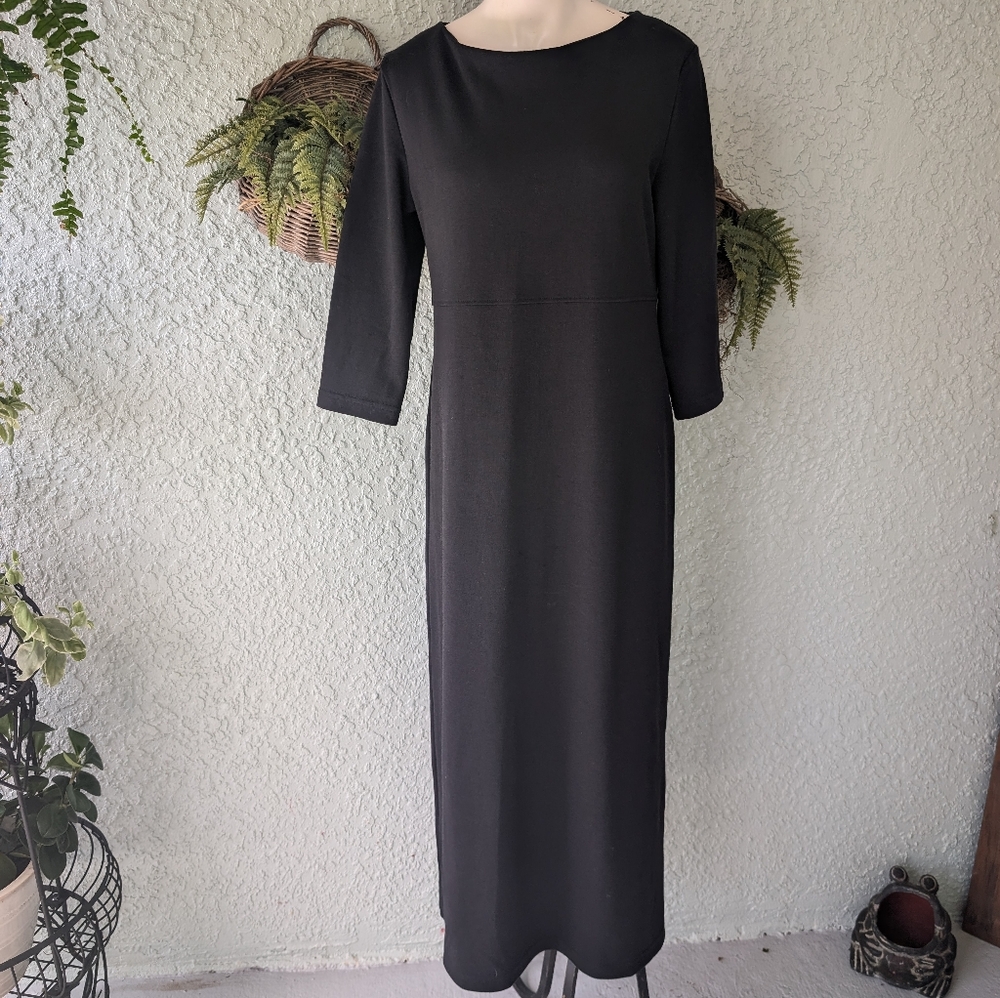 Hanna Anderson Black Sweater Dress Size M‎